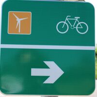Beschilderung Wind.rad.route
