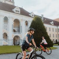 Radtour am Donauradweg Stift St. Florian