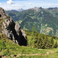 13.1 km Abstieg von der Stuhlwand