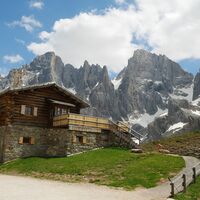 Baita Segantini mit Palagruppe