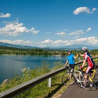 Start und Ziel: Der Klopeiner See
