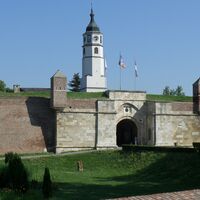 Sahat-Turm, Stanbul-Tor, Kalemegdan, Belgrad