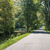 Glanfurt - Sattnitz Radweg auf Höhe Kalmusbad