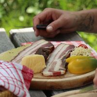 Jause auf der Grillerhütte