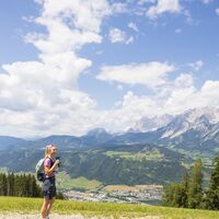 Wanderung am WM-Pfad Planai