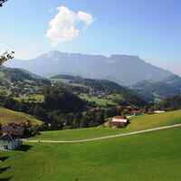 Aussicht auf das Untersbergmassiv