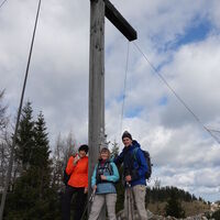 Gruppenfoto am Erzkogel