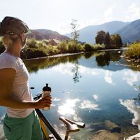 Schöne Ausblicke in die Natur säumen den Weg