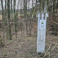 Blick zurück in den Graben