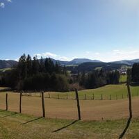 Ausblick von Krammersdorf bei Passail, Naturpark Almenland in der Oststeiermark