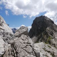 Auf dem Weg zum Mittleren Schafalpenkopf