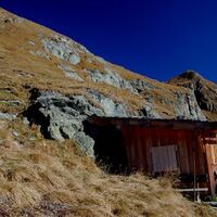 Blick von der Halshütte zur Wiesbauerspitze