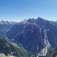 Ausblick hinein ins Karwendel