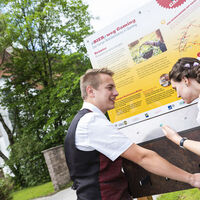 Zahlreiche Stationen informieren über Wissenswertes rund ums Bier