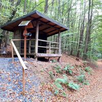 Station: Rainer-Maria-Rilke-Hütte mit Höhrrohr