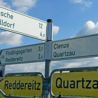 Wegweisung der "Wendlandtour"