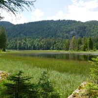 am Ufer des Obersee angekommen