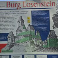 25.4 km Infotafel Burgruine Losenstein
