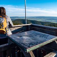 Aussicht vom Ebersnackenturm im Vogler