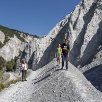Fast am Ende der Wanderung in der tiefen Rheinschlucht
