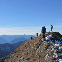 Bergtour - Hochplatte - Gipfelgrat