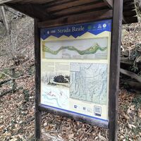 Informationstafel entlang der alten Königsstraße