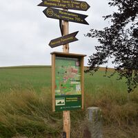 Wegweiser am Meisenstein