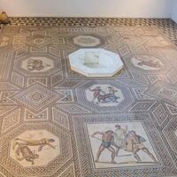 Ansicht Römisches Mosaik Nennig