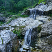 der kleine aber feine Wasserfall im Lechnergraben