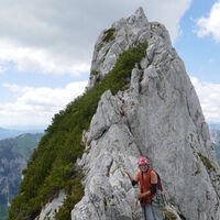 wir gehen am laufenden Seil