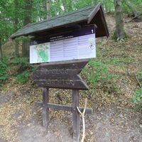 Station 1 des Stedtfelder Bergbaulehrpfades mit Erklärungen zur Bergbaugeschichte