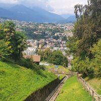 Standseilbahn auf den San Salvatore