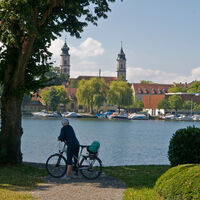 Schöner Blick auf Lindau