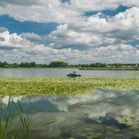 Tretbootfahren auf dem Seeburger See