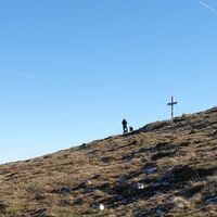 am Gipfel der Wetterin Rückblick