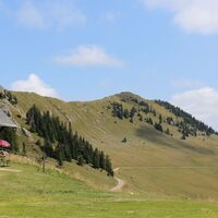 Blick aufs Hohe Waxenegg
