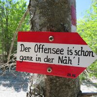 Almtaler Haus - Habernau/Jagersimmerl - Almsee - Hochpfad/Gschirrsattel -  Offensee - Jh. Fahrnau - Rindbachschlucht - Ebensee