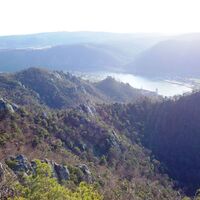 Ausblick von der Kanzel nahe Vogelberg