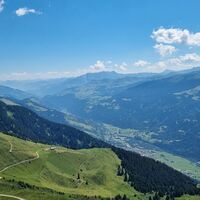Aussicht auf die Surselva