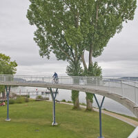 Geschwungene Brücke in Sipplingen