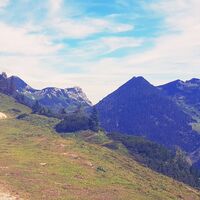 Bodenberg-Rundweg: Güterweg Richtung Turnaualm und Rinnbergalm