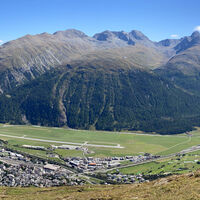 Aussicht aufs Engadin