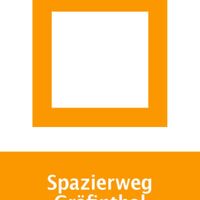 Wegemarkierungszeichen Spazierweg Gräfinthal
