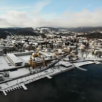Velden im Winter