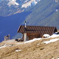 Schutzhütte an der Gaichtspitze