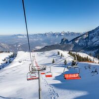 Fahrt mit dem Sessellift am Breitenberg