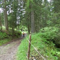 Weg vor Grattavache - Panorama Bike Etappe 12