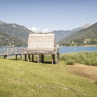 Pfahlbauten am Ledrosee