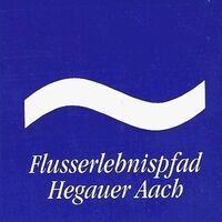 Wegweiser entlang des Radweges