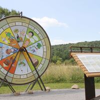 Das Bad Blumauer Lebensrad; Natur- und Kulturerlebnisweg "Zukunft spazierendenken"